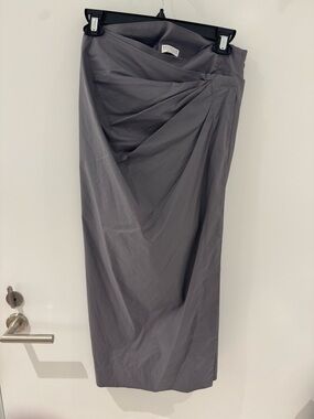 Brunello Cucinelli Elegant  Gray Women's Skirt